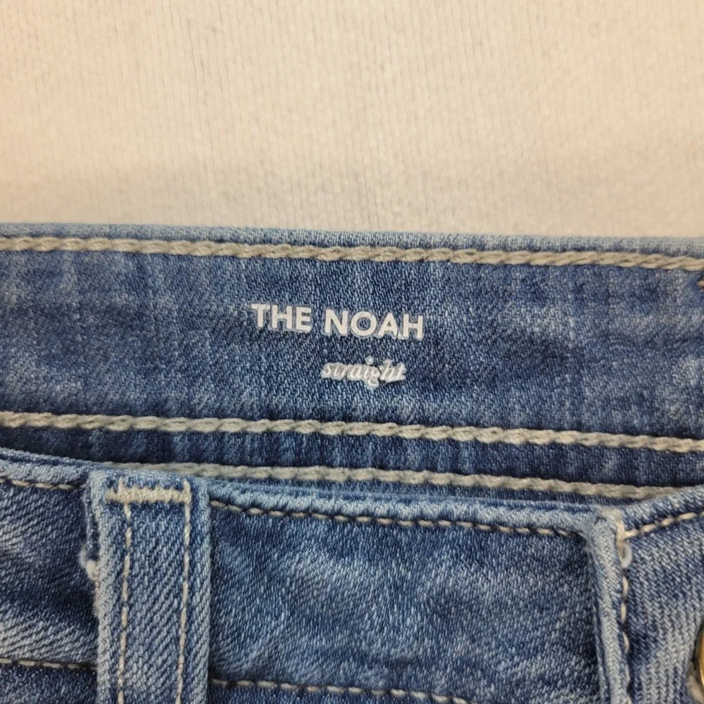 AG Adriano Goldschmied Jeans Kids 18 Blue The Noah Straight Medium Wash Denim